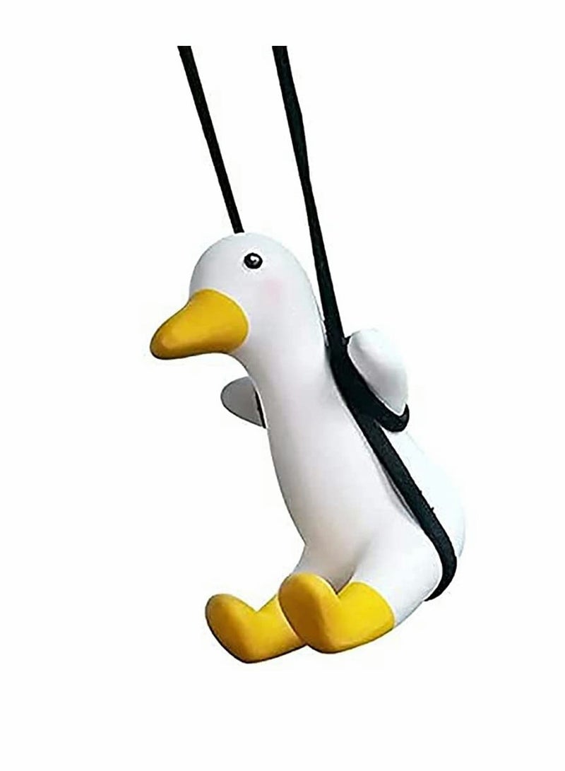 Excefore Car Pendant Cute Swing Duck - Image 2