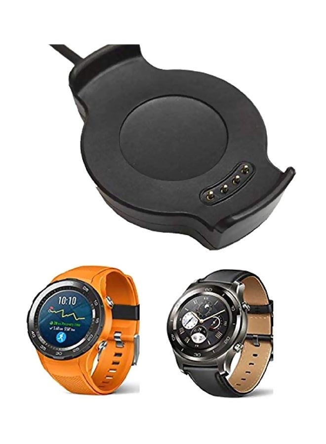 NIBEMINENT USB Wireless Charging Dock Cradle For Huawei WATCH GT Smart Watch Black  - Image 3