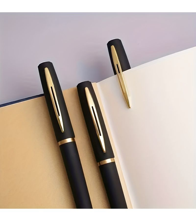 PU Leather Wish Tree Notebook Set Brown 1 Notebook 2 Black Gold Gel Pens 5 Refills Theme Tree Pattern Design Retro Pendants Travel Diary Writing Painting Pocket Book Gift for Travelers - Image 5