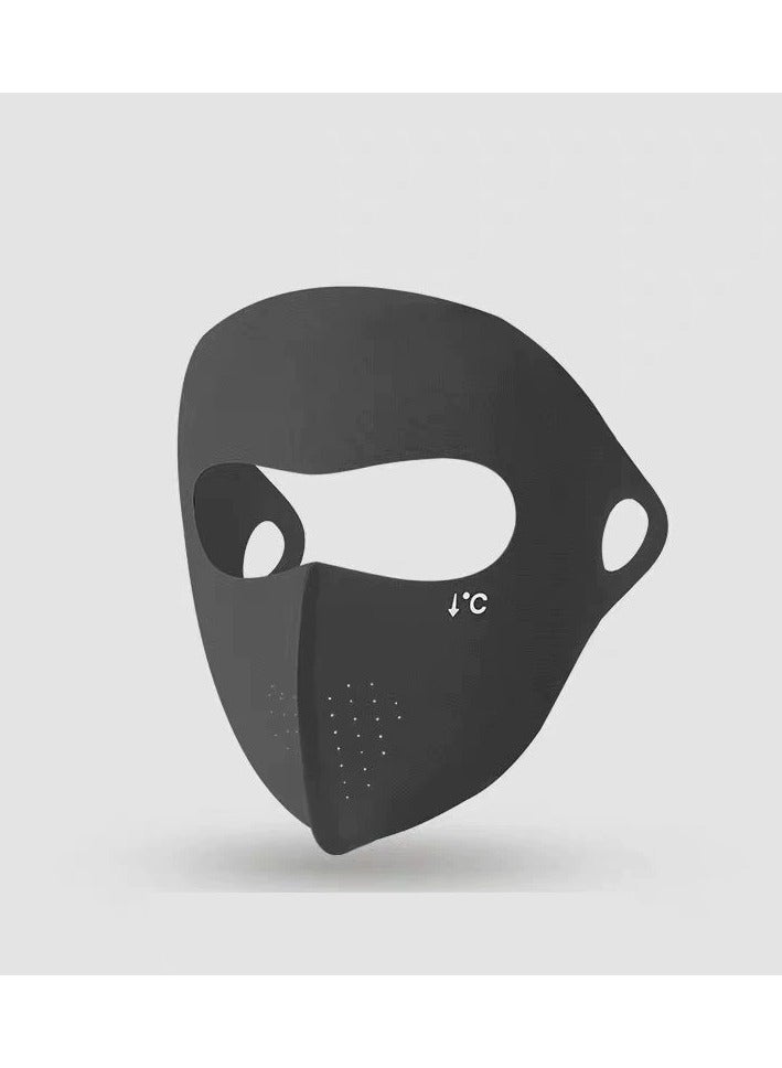 Goolsky New Ice Silk Sun Protection Face Mask for Women – Full Face Cover Breathable Lightweight Invisible Facekini - Image 1