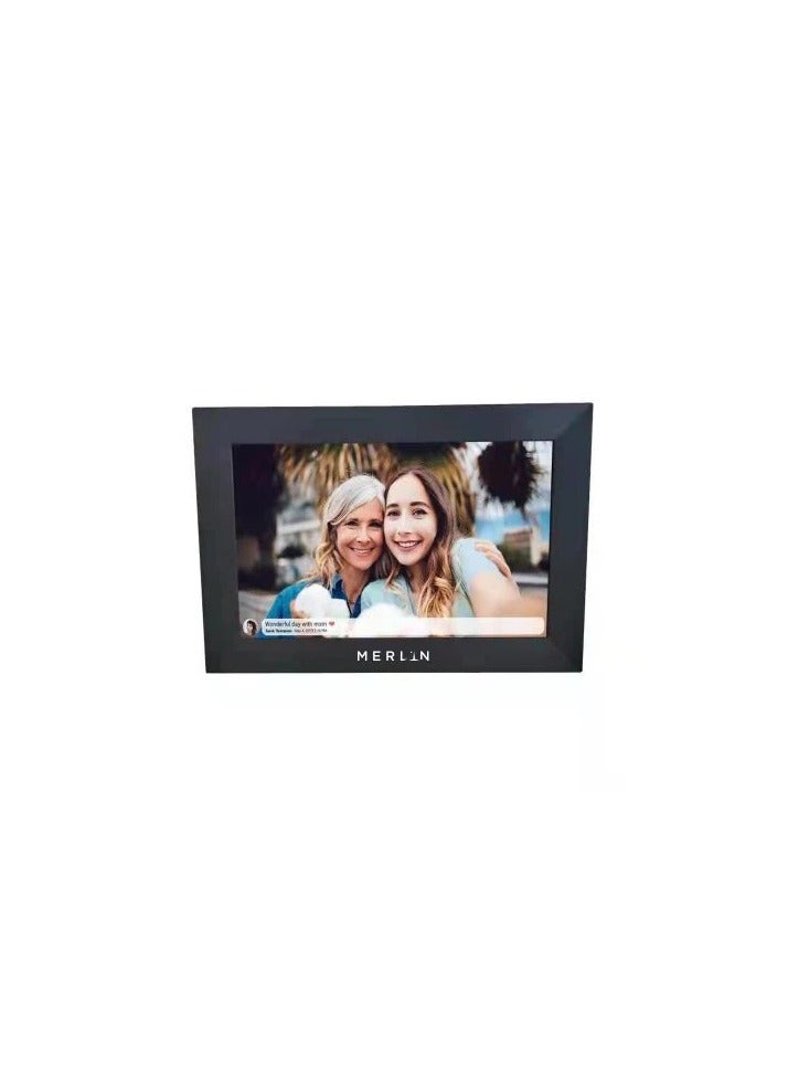 Merlin WiFi Smart Photo Frame 10.1'' with APP and Wi Fi Conectivity digital frame for Portrait, Landscape & Auto Rotation & Wall Mountable photo frame to share images and videos - Image 2