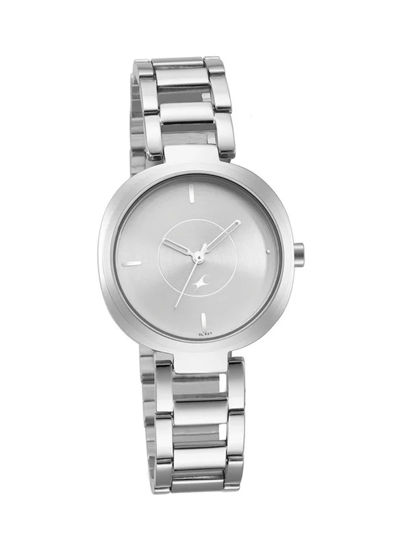 fastrack Fastrack Stunners Quartz Analog Siler Dial Metal Strap Watch for Girls