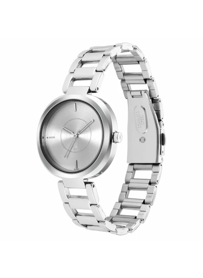fastrack Fastrack Stunners Quartz Analog Siler Dial Metal Strap Watch for Girls