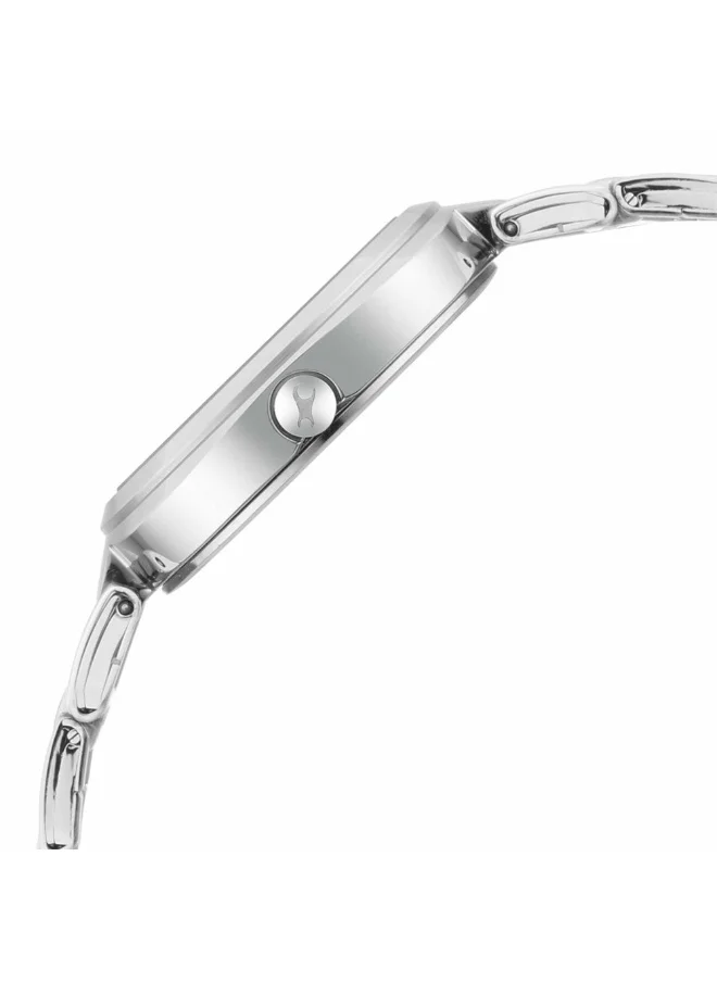 fastrack Fastrack Stunners Quartz Analog Siler Dial Metal Strap Watch for Girls