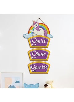 Paper Plane Design PAPER PLANE DESIGN Kids Room Decoration Wall Hanging (UNICORN)  - Image 1