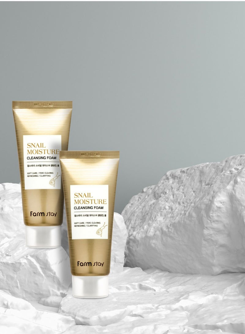 Farm Stay Snail Moisture Cleansing Foam 100ml - Image 5