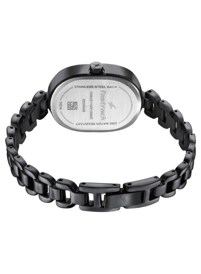 fastrack Style Up 3.0 Women's Watch 6258NM01 – Black Dial, Black Metal Strap, Quartz Movement, 30m Water-Resistant, Elegant & Gift-Ready Timepiece - Image 5