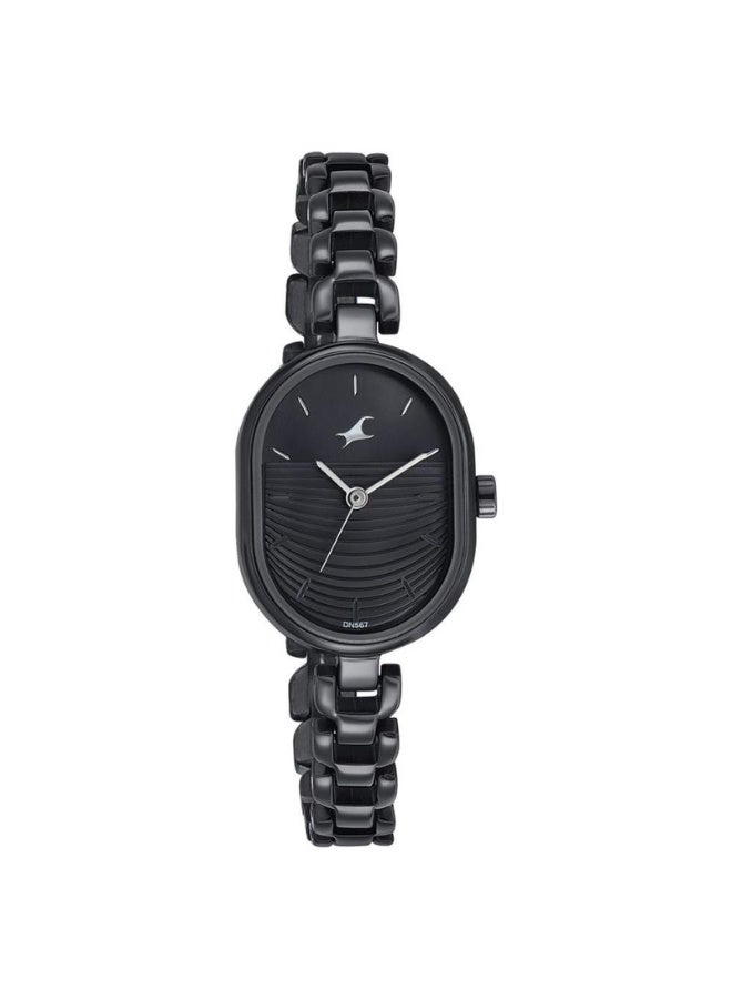 fastrack Style Up 3.0 Women's Watch 6258NM01 – Black Dial, Black Metal Strap, Quartz Movement, 30m Water-Resistant, Elegant & Gift-Ready Timepiece - Image 2