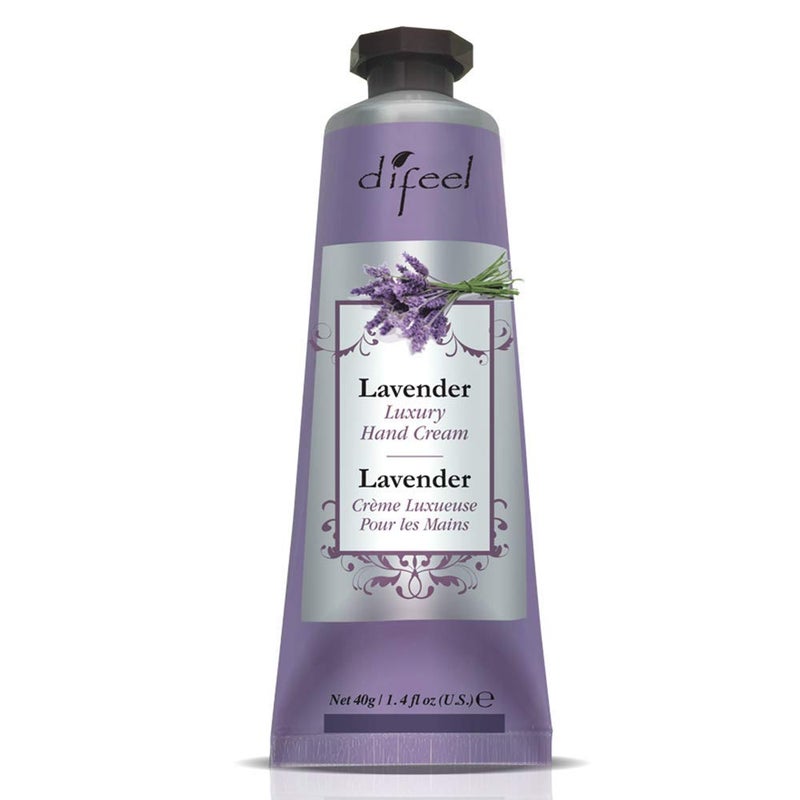 Difeel Delightful Moisturizer Hand Cream  Lavender with 100 Pure Natural Oil and Vitamin E 14 ounce 6Pack