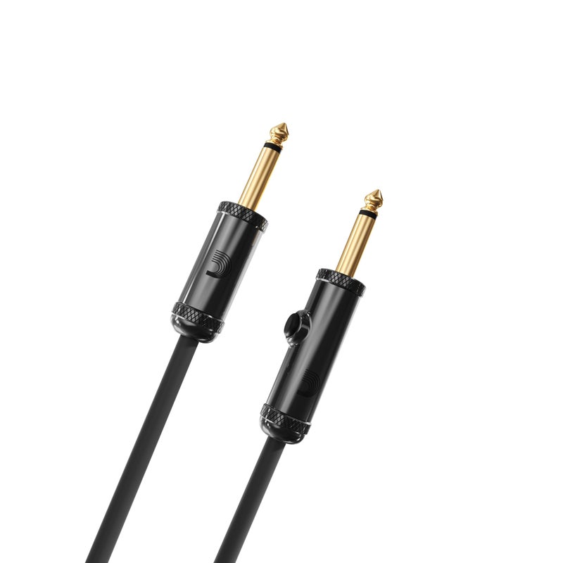 Planet Waves كابل جيتار د'أداريو - سلك جيتار - مفتاح كتم للصمت أثناء تغيير الآلات - 1/4 بوصة ذكر إلى 1/4 بوصة ذكر - كابل قاطع الدائرة - 30 قدم/9.14 متر - نهايات مستقيمة - 1 عبوة - Image 2