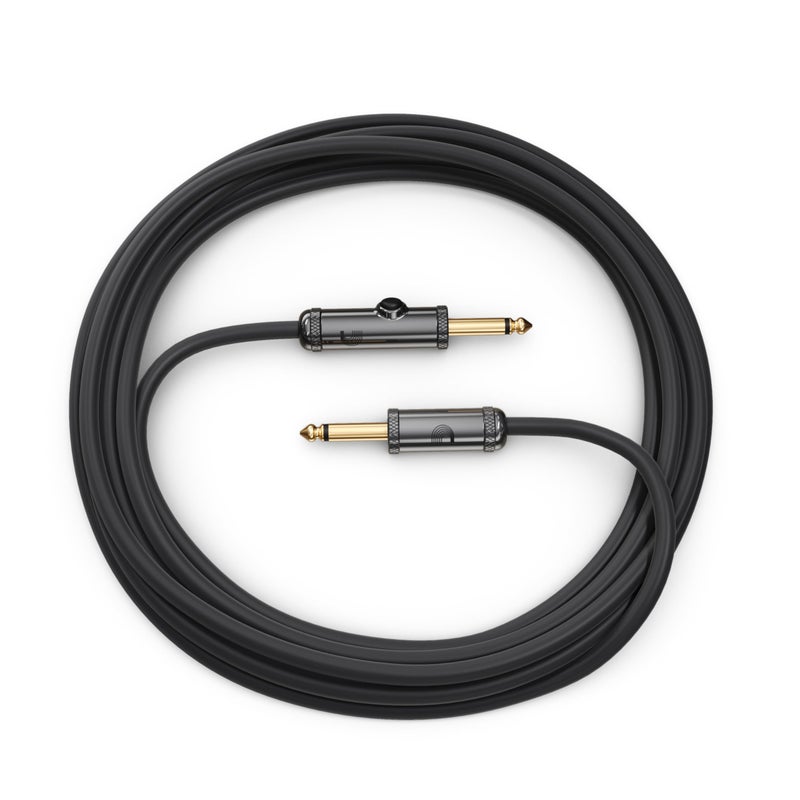 Planet Waves كابل جيتار د'أداريو - سلك جيتار - مفتاح كتم للصمت أثناء تغيير الآلات - 1/4 بوصة ذكر إلى 1/4 بوصة ذكر - كابل قاطع الدائرة - 30 قدم/9.14 متر - نهايات مستقيمة - 1 عبوة - Image 3