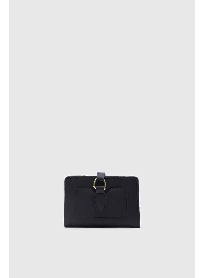 Kiki Black Women's Snap-Closure Wallet