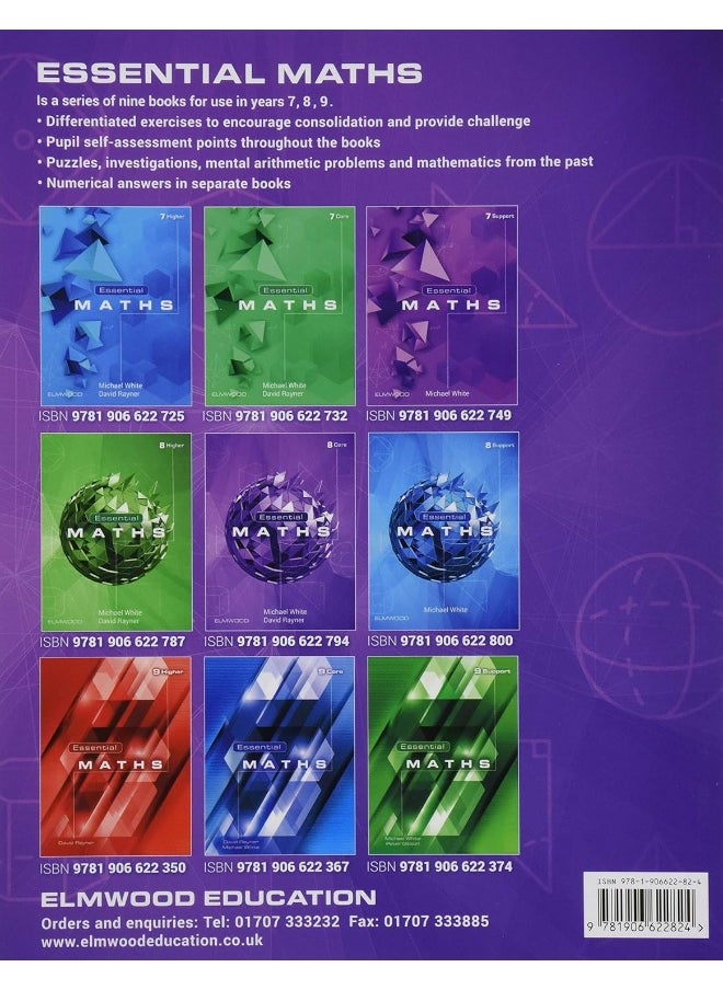 Essential Maths 8 Core Homework  - Image 2
