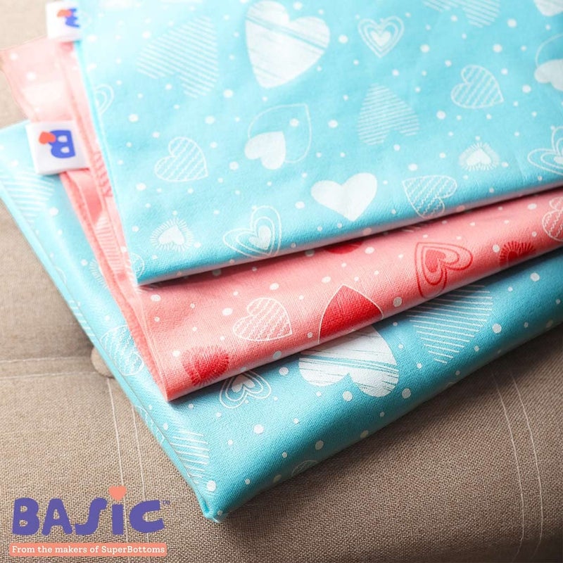 Superbottoms SuperBottoms Basic Bed Protecting Mats - Bed & Floor Protector/Playmat, Super Light-Weight, Sleek Design, 8.5X Absorbent | NO Heat, Anti-dust, Washable, InstaDry mats (70cm x 100cm)- (Medium)  - Image 3