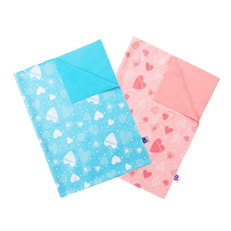 Superbottoms SuperBottoms Basic Bed Protecting Mats - Bed & Floor Protector/Playmat, Super Light-Weight, Sleek Design, 8.5X Absorbent | NO Heat, Anti-dust, Washable, InstaDry mats (70cm x 100cm)- (Medium)  - Image 1
