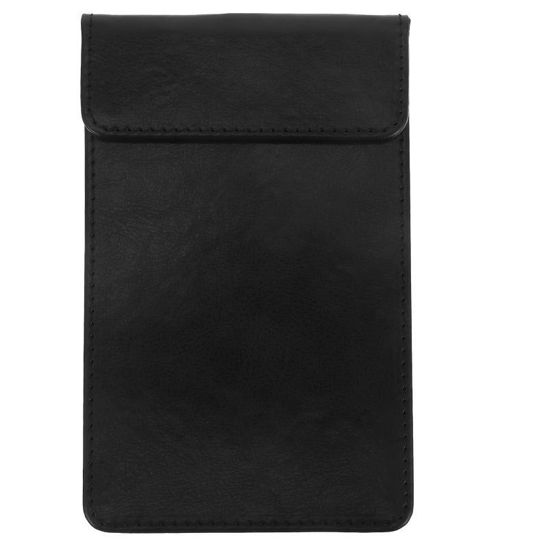 Fabric Texture Black Foldable Clipboard Guest Check Holder 10x16cm for Waitstaff - Image 2