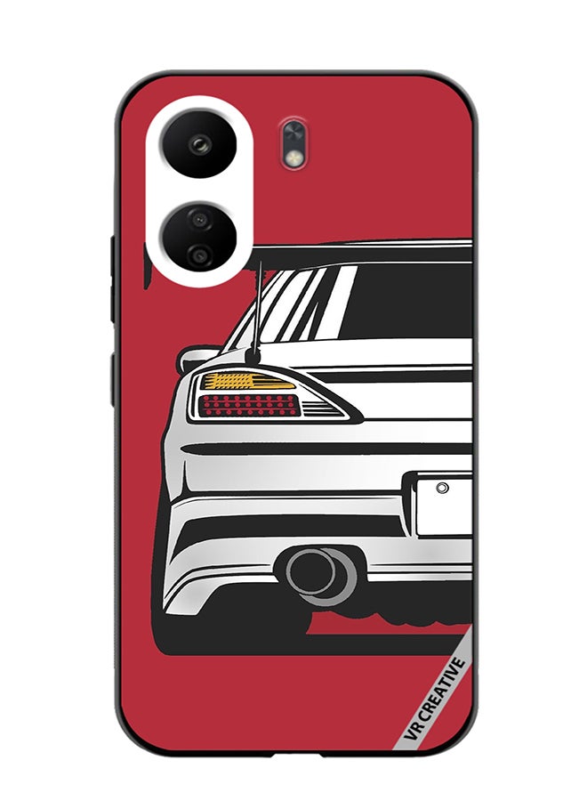 VR CREATIVE Protective Case Cover For Xiaomi Redmi 13C Wingie Car Design Multicolour - Image 1