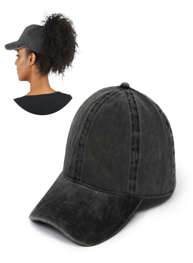 Ponyflo Cotton Ponytail Hat - Ponytail Caps for Women, Designed for All Hair Types - Image 1