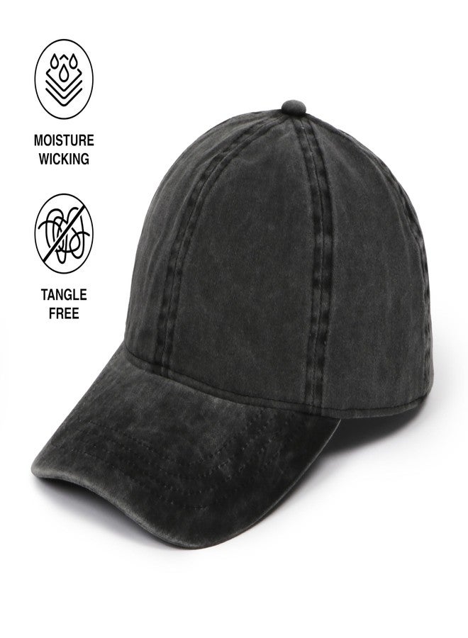 Ponyflo Cotton Ponytail Hat - Ponytail Caps for Women, Designed for All Hair Types - Image 2