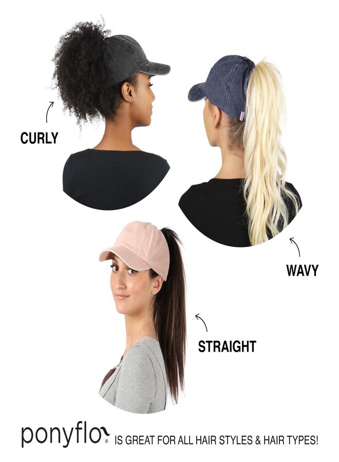 Ponyflo Cotton Ponytail Hat - Ponytail Caps for Women, Designed for All Hair Types - Image 5
