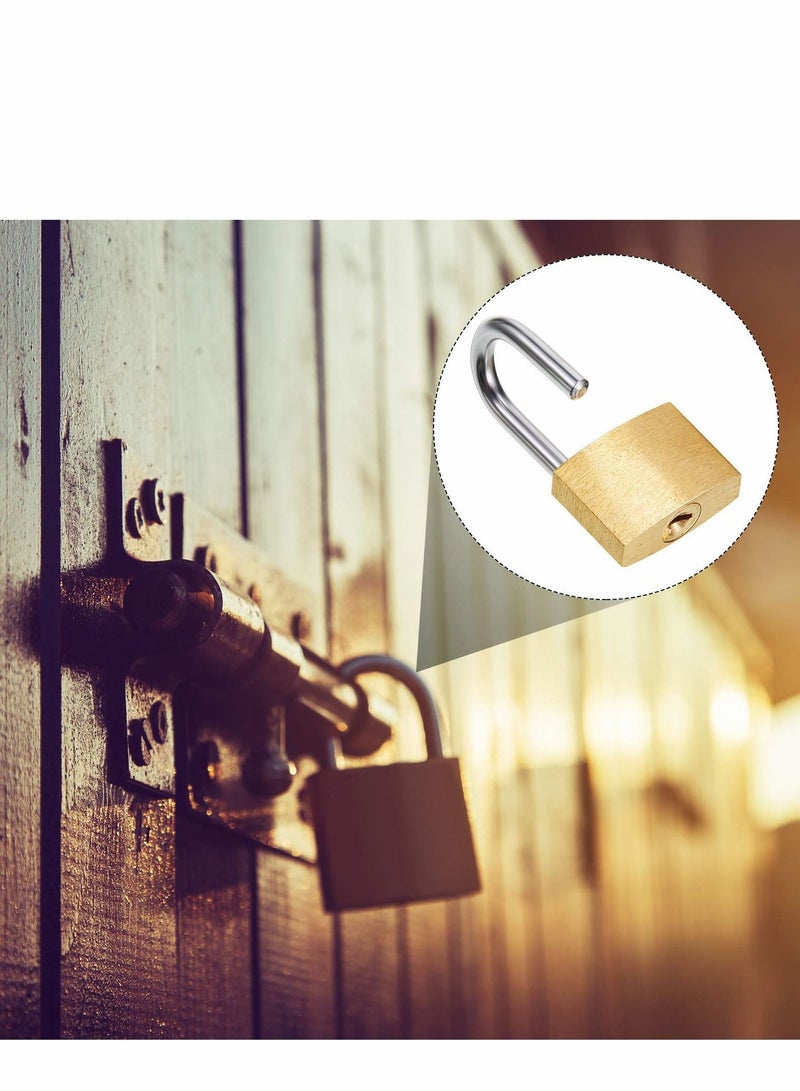 Y&D Luggage Locks Small with Keys, 12 Pcs Mini Metal Padlock for Luggage, Backpacks, Gym Bags, Jewelry Box, Diaries - Image 4