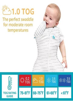 Love to Dream Swaddle UP Transition Bag 1.0 TOG, Gray, Large, 19-24 lbs, Patented Zip-Off Wings, Gently Help Baby Safely Transition from Being swaddled to arms Free Before Rolling Over… - pzsku/ZF2928400E195F947CD9BZ/45/_/1686567609/012e8283-17c2-4b88-b4c3-4d4c8f02b516