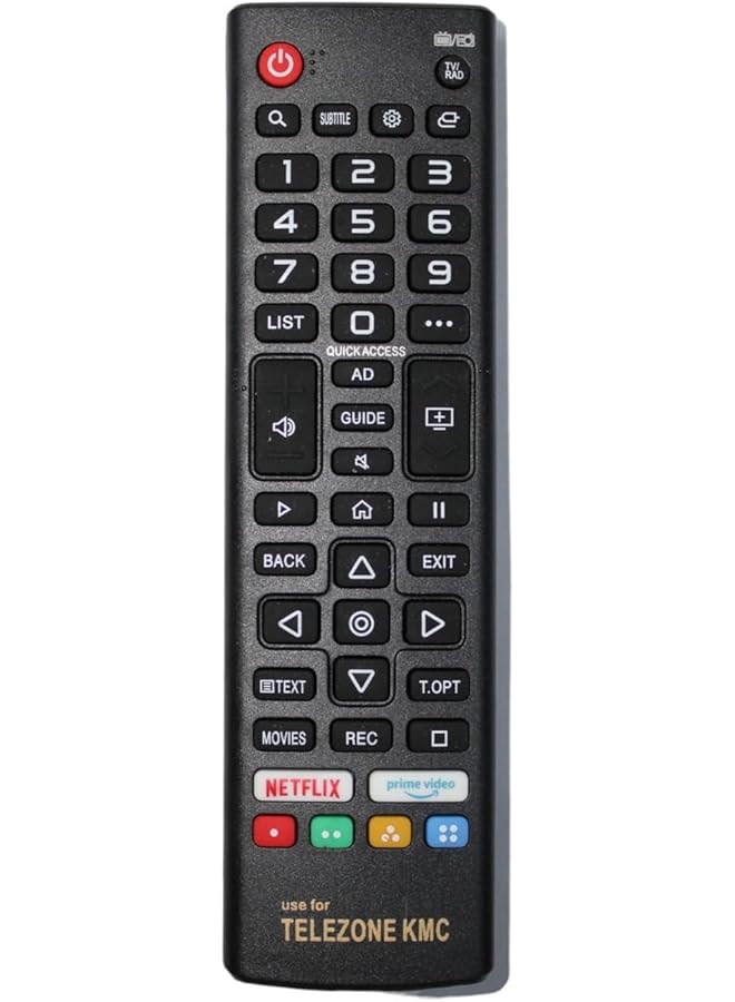 JAJEEK TV Remote Control for Telezone Kmc LCD LED TV - Image 1
