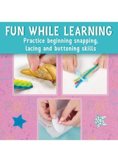 Creativity for Kids Unicorn Purse Create A No Sew Fabric Unicorn Bag Crafts Boosts Fine Motor Skills For Preschoolers White  - Image 4