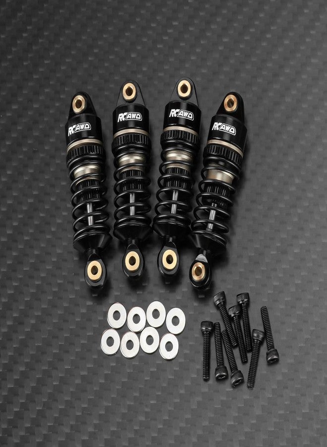 RCAWD RC Shocks Set for Losi 1/12 RC Racecar On-Road Car Upgrades, Front Rear Shock Absorbers Damper Parts Aluminum Titanium - Image 2