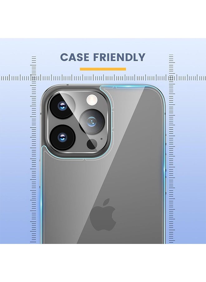 6 in 1 for iPhone 16 Pro Max Screen Protector, [2+2 Pack] iPhone 16 Pro Max Back Screen Protector with Front Screen Protector and Camera Lens Protector and Installation Alignment Frame, 9H Hardness, Ultra HD Clear Tempered Glass Film