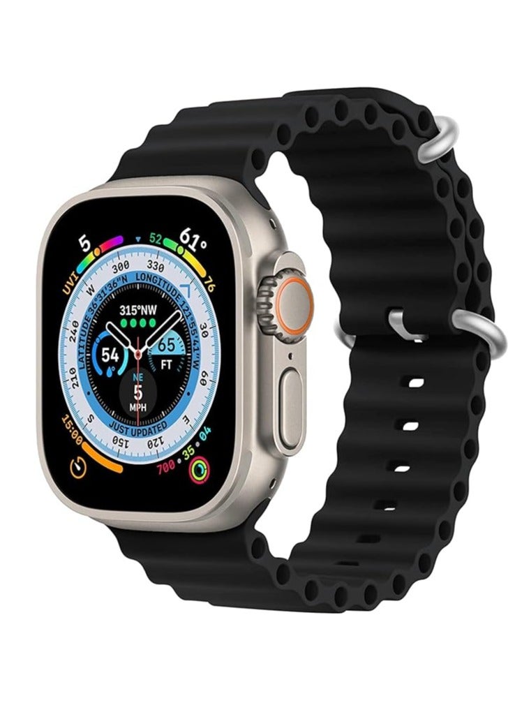 adhomax New T900 Ultra 2 smart watch Elegant Design 2.2" NFC, infinite display, Fitness Tracker, Heart Rate, Bluetooth, Wireless Charging, works with IOS and android, for men and women - Image 4