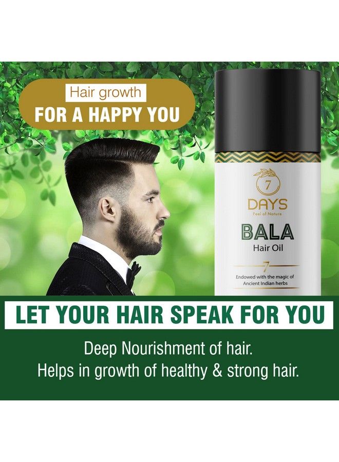 7 Days Ayurvedic Bala Hair Oil For Hair Growth Hair Fall Control For Women And Men 100 Ml - Image 5