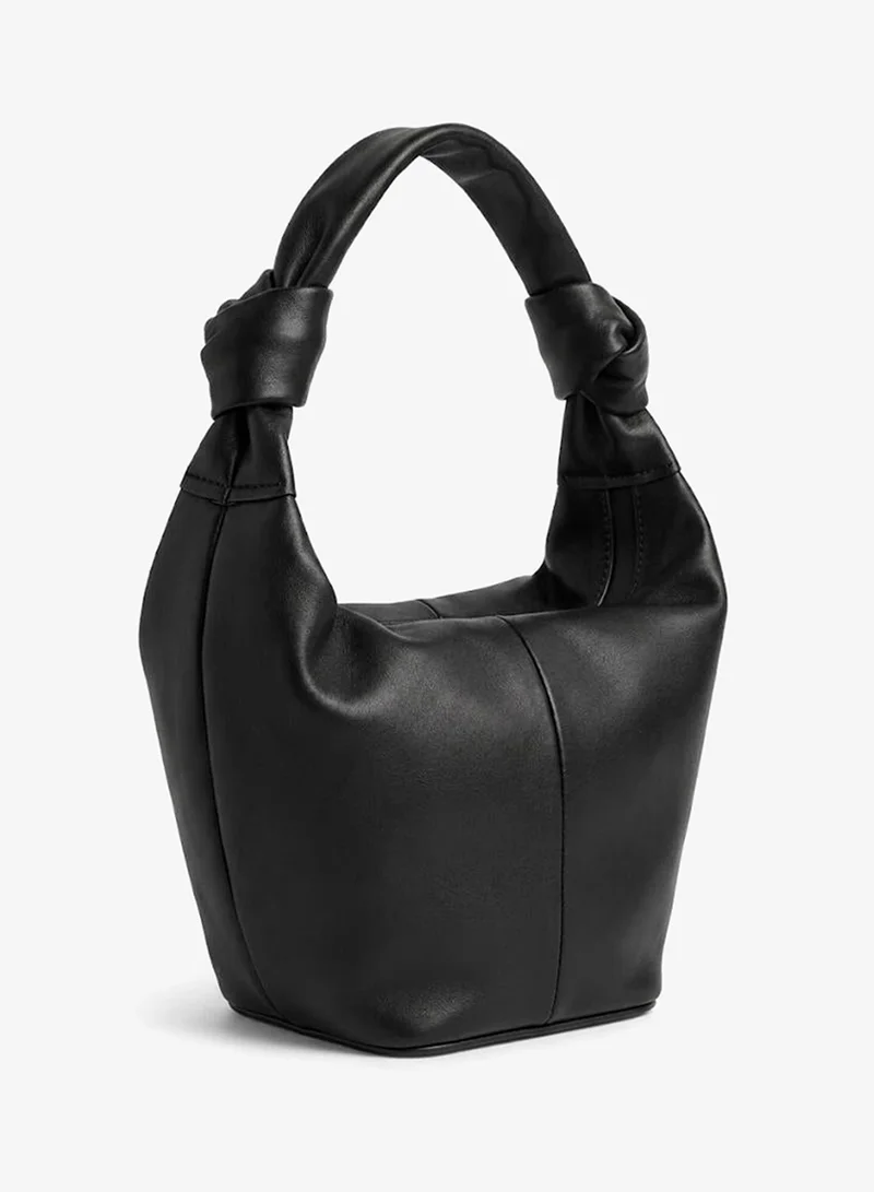 Viny VINY Women's Mini Hobo Handbag | Fashion Underarm Bag, Knot Handle Purse, Small Casual Shoulder Bag for Daily Wear, Travel, Shopping & Going Out