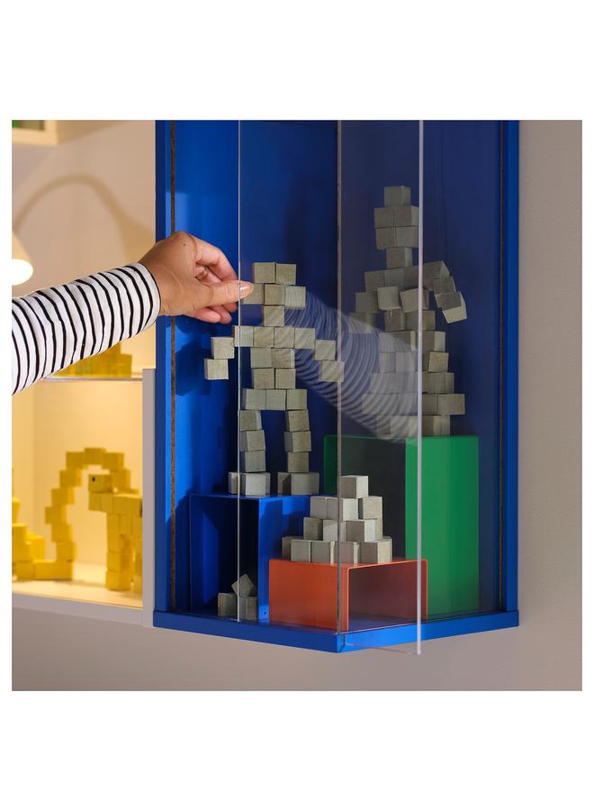 Zaboon Wall-mounted display cabinet, white, 50x25x25 cm - Image 5