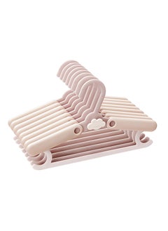 Babycare Babycare - Adjustable Kids Hangers, Powder Pink, BPA-Free, Space-Saving Hangers, Non-Slip Design, Durable Plastic, Kid-Sized Hangers, Non-Toxic, Easy to Use, Portable, Ideal for Toddlers and Children’s Clothes  - Image 1