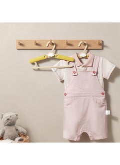 Babycare Babycare - Adjustable Kids Hangers, Powder Pink, BPA-Free, Space-Saving Hangers, Non-Slip Design, Durable Plastic, Kid-Sized Hangers, Non-Toxic, Easy to Use, Portable, Ideal for Toddlers and Children’s Clothes  - Image 3