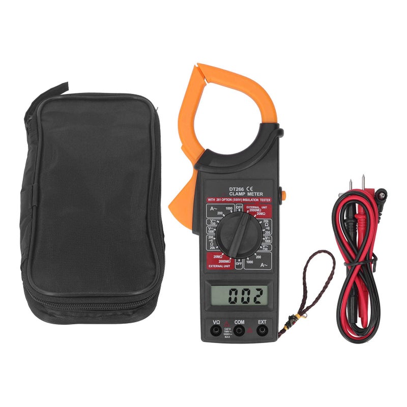 Compact Digital Clamp Meter AC DC Current Voltage Tester with NCV - Image 2