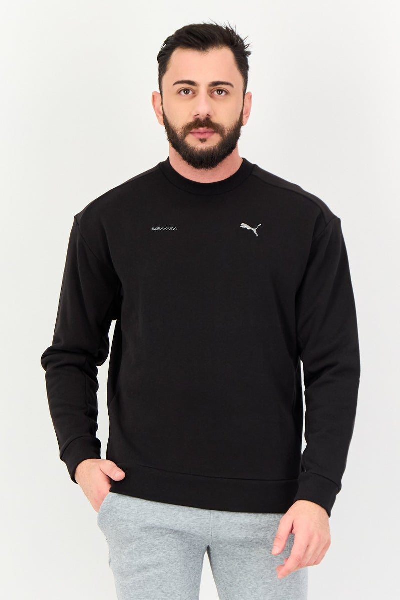 Puma X Sorayama Men Sportswear Fit Outdoor Swearshirt, Black - Image 1