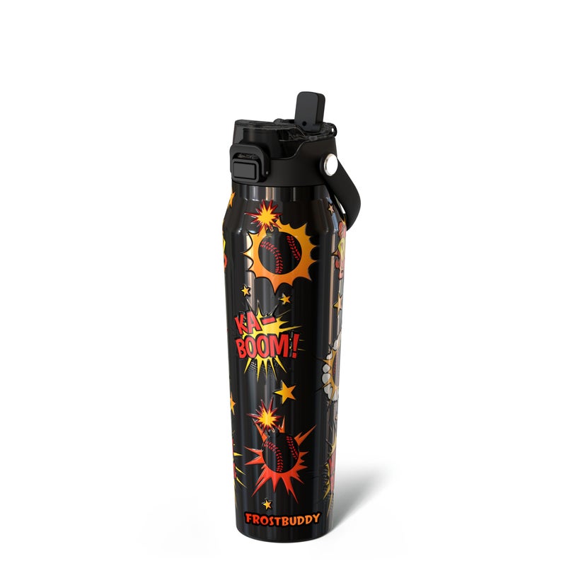 Frost Buddy 32oz Insulated Water Bottle with Straw & Chug Lid | Leak-Proof Stainless Steel | 24-Hours Cold | Sweat-Proof, Cup Holder Friendly | Ideal for Gym, Travel, Sports & Everyday Hydration - Image 1