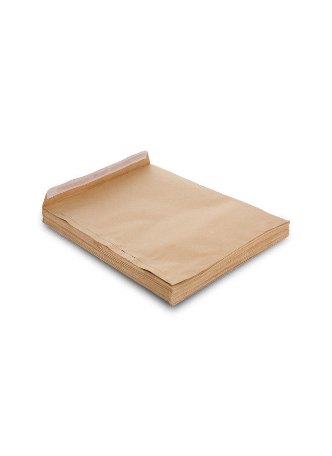 COSMOS - Brown Manila Envelopes, 324x229mm (12.75" x9") Self Sealing Mailing Envelope for Posting mailing Home& Office 80gsm, A4 Plain Brown Envelopes- Pack of 50 - Image 1