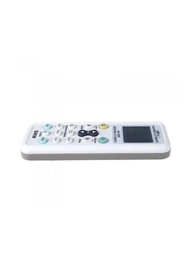 Zaboon Lcd Remote Controller For Air Conditioner White Yellow Blue  - Image 1