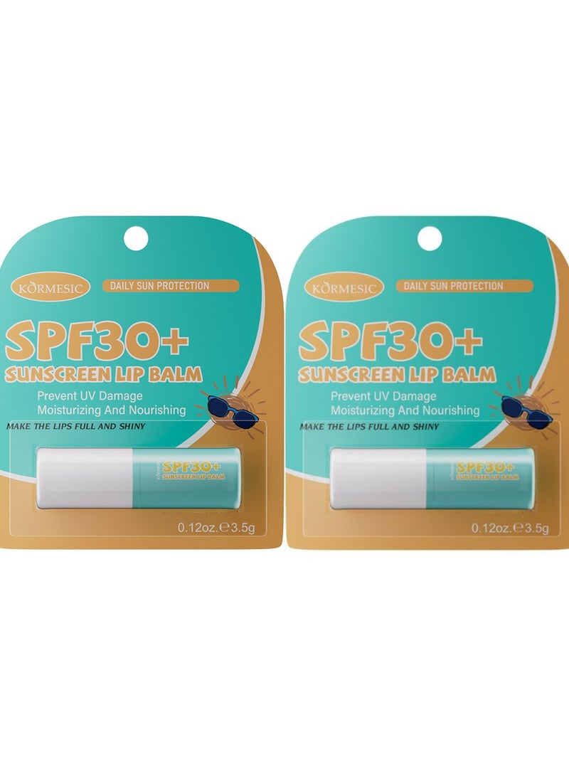 Kormesic 2pcs Lip Balm 3.5g - Moisturizing & Nourishing - Image 1
