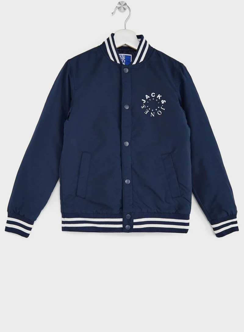 Jack & Jones Junior Youth Logo Bomber Jacket