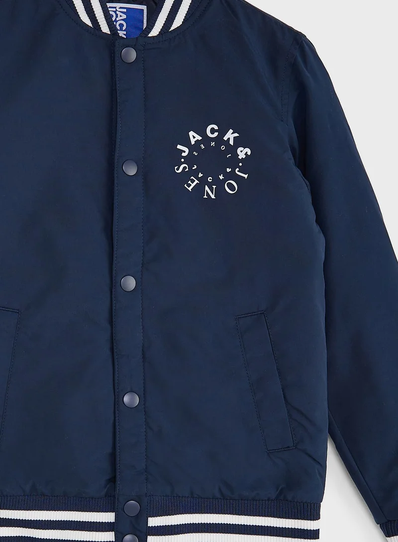 Jack & Jones Junior Youth Logo Bomber Jacket