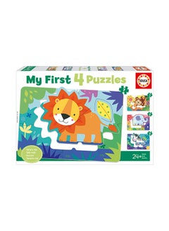 EDUCA My Jungle Animals 4 Puzzles  - Image 1