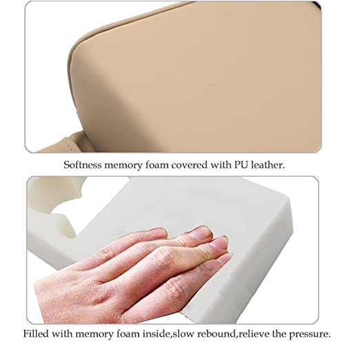 DURASIKO Car Center Console Pad with Front Storage Pocket for Phone,PU Leather Armrest Cushion with Cup Holder,Elbow Rest Pillow,Universal Car Armrest Seat Box Cover Protector for Most Vehicles - Image 3