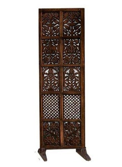 Wooden Twist Wooden Twist 4 Panel Royal Solid Wood Room Divider Wood Separator Wooden Partition  - Image 4