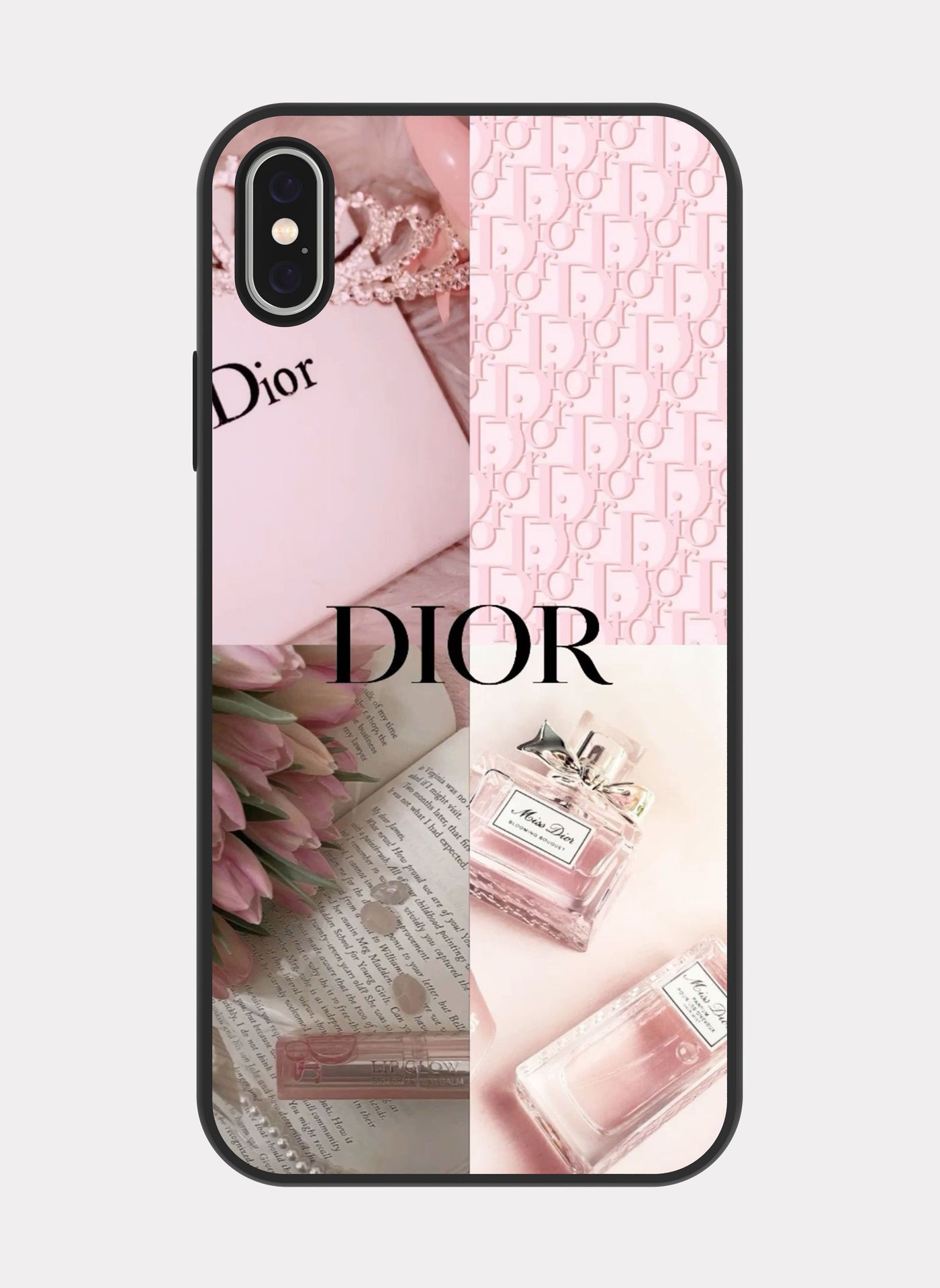 Christian Dior iPhone Xs maxケース RED Dior Iphone Case Burgundy