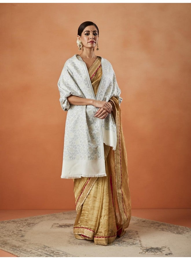 Pashmoda Women Gulnari Kaani Wool Blend Stole (Size : 71X203 CM) - Image 2
