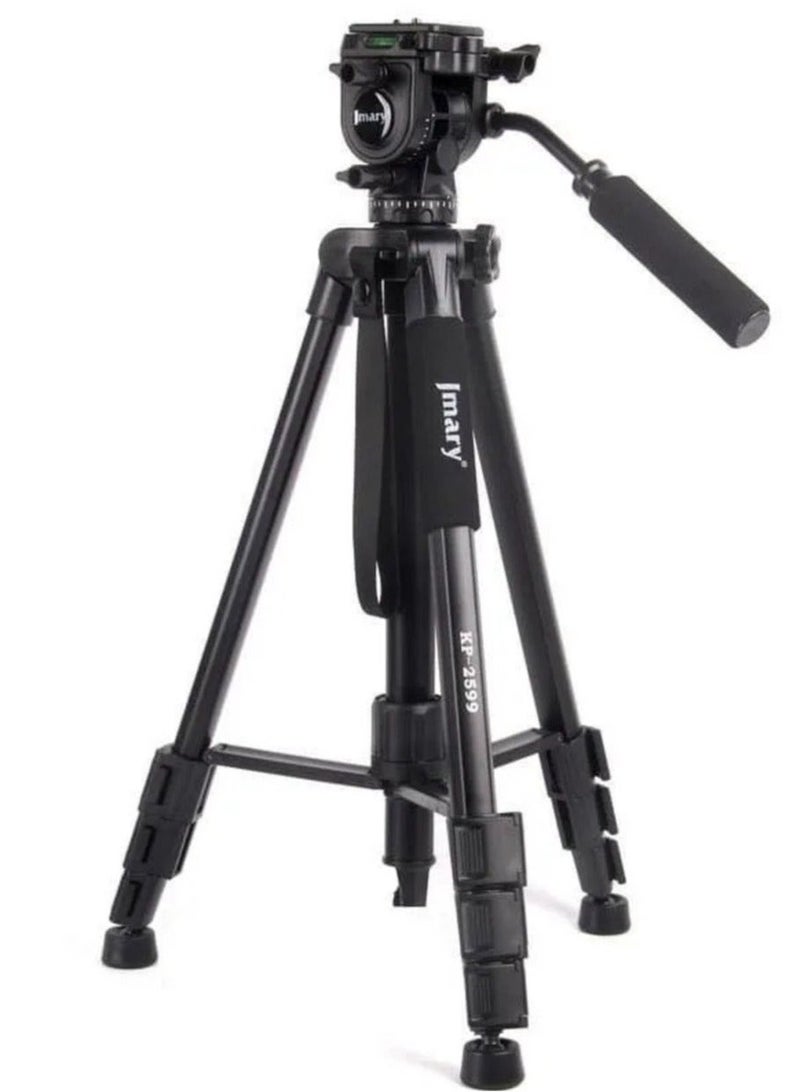 Jmary KP-2599 Professional Aluminium + Monopods Tripod For DSLR Camera Video Photo Tripod - Image 4